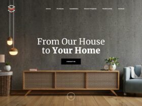 Home Interior Landing Page Template