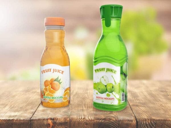 Juice Bottle Mockups