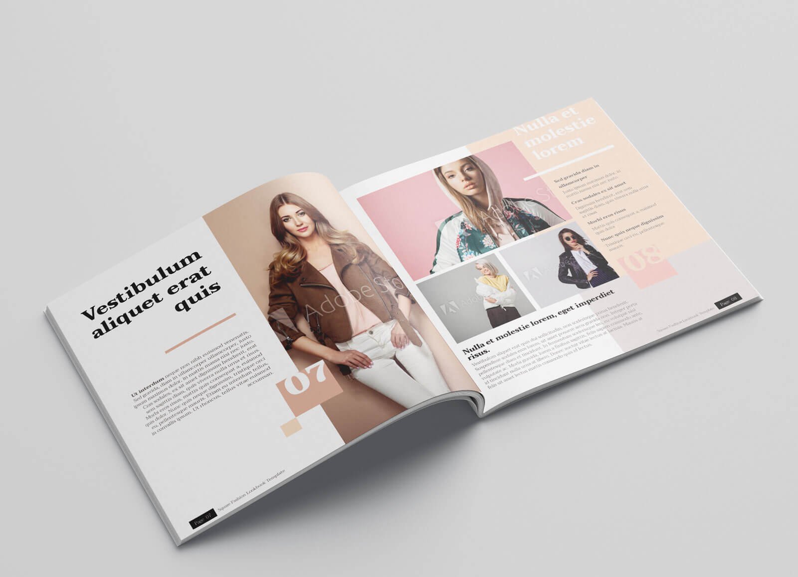 KLAMBEE - Square Fashion Lookbook Template