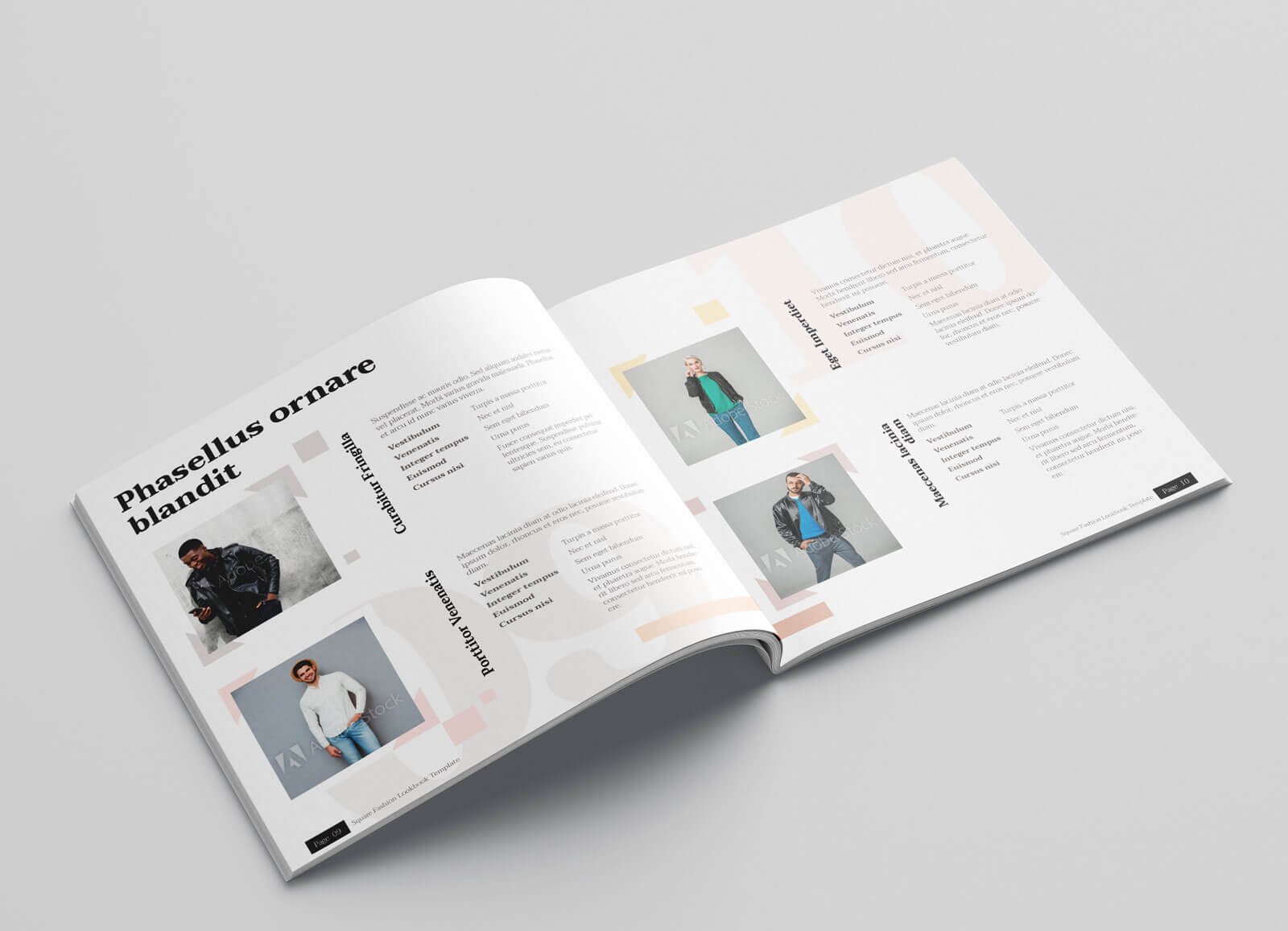 KLAMBEE - Square Fashion Lookbook Template