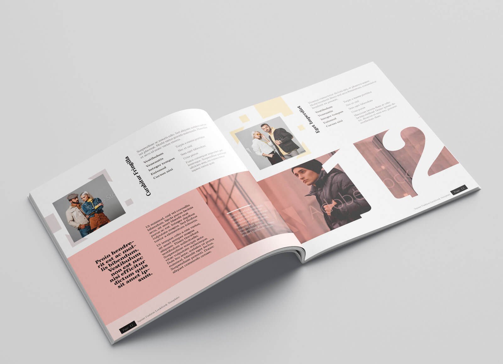 KLAMBEE - Square Fashion Lookbook Template