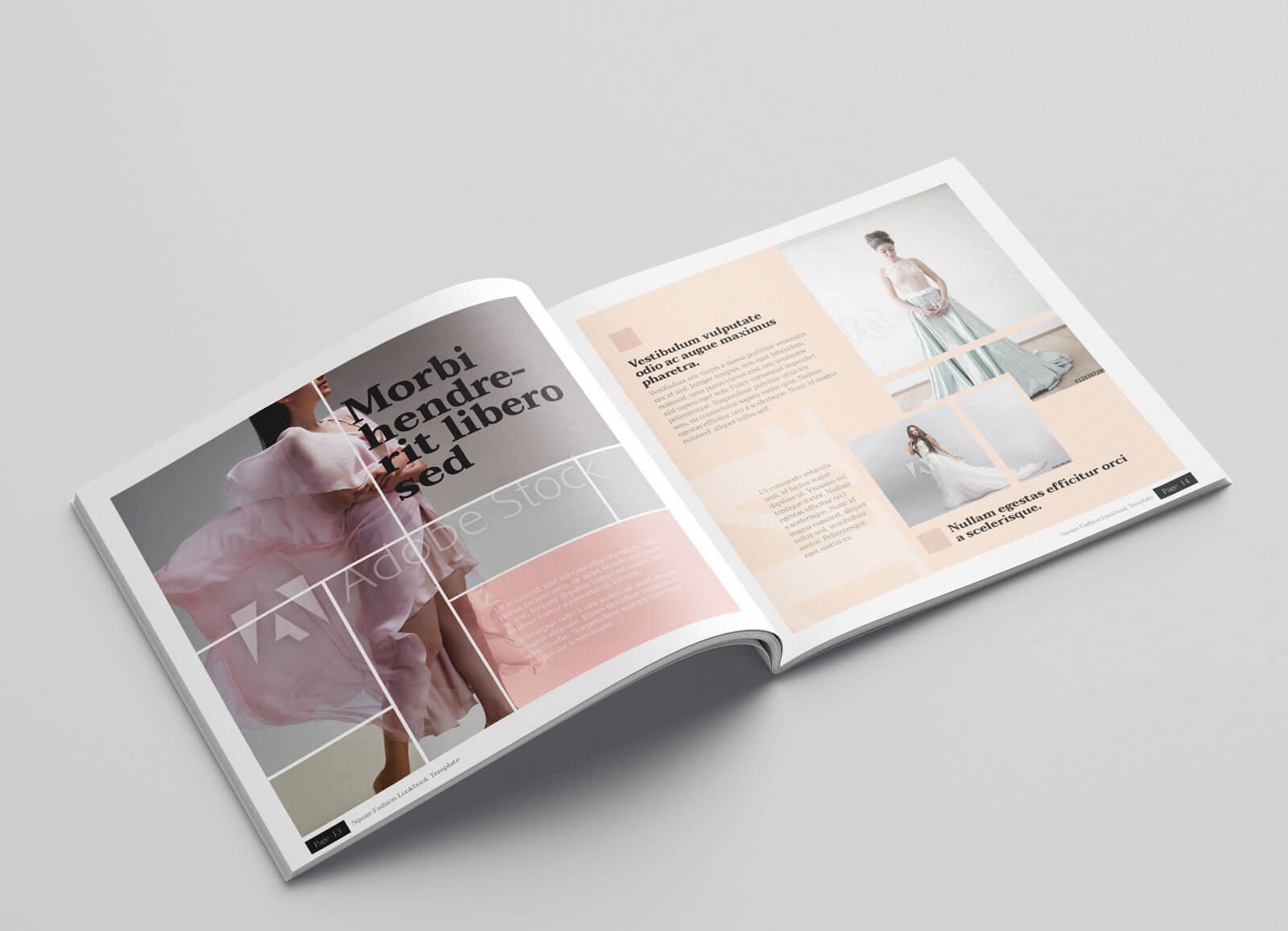 KLAMBEE - Square Fashion Lookbook Template