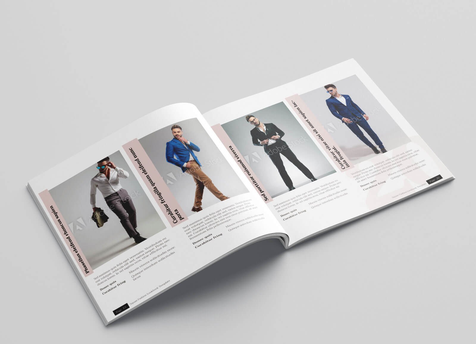 KLAMBEE - Square Fashion Lookbook Template