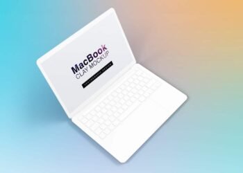 Laptop-Macbook-Clay-Free-Mockups