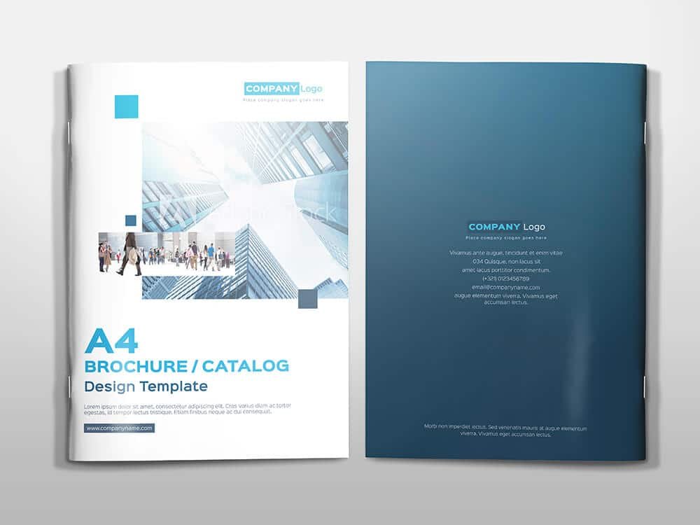 Multipurpose A4 Brochure Catalog Design Template 01