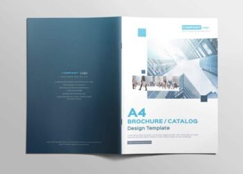 Multipurpose A4 Brochure Catalog Design Template 07