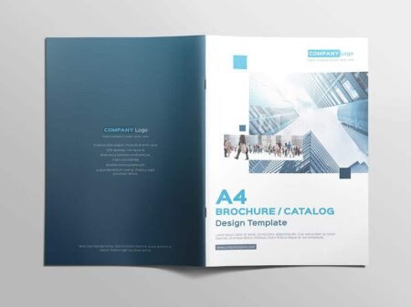 Multipurpose A4 Brochure Catalog Design Template 07