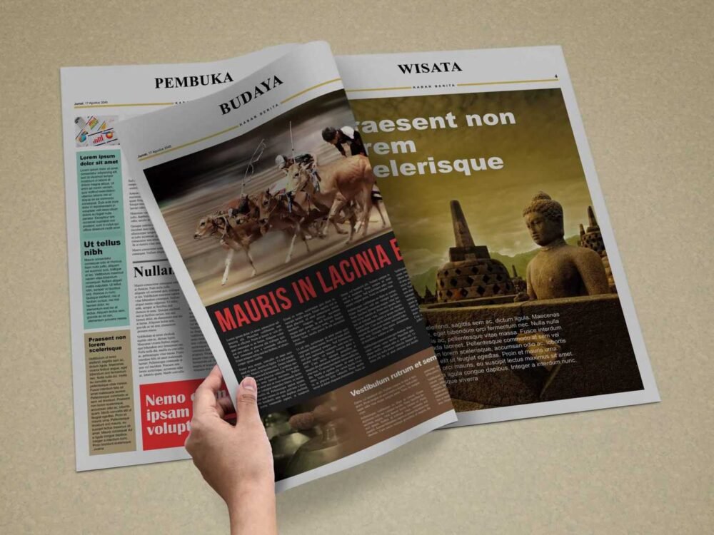  Newspaper Mockup 