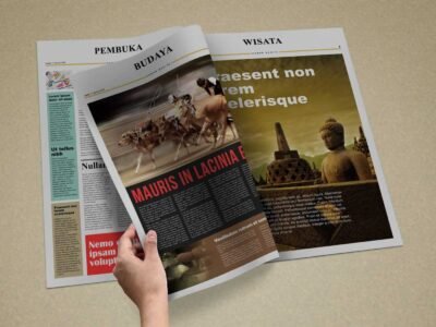 Newspaper Mockup 04