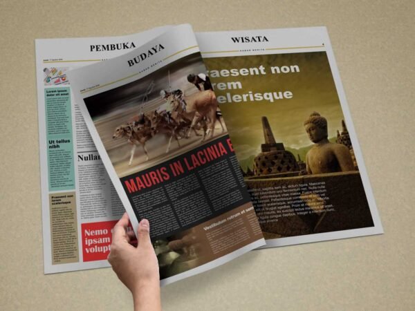 Newspaper Mockup 04