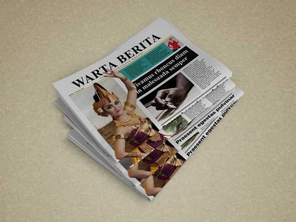  Newspaper Mockup 