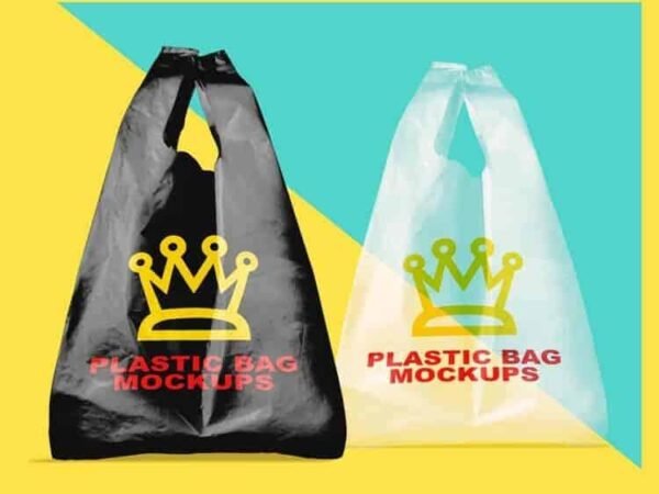 Free Plastic Bag Mock ups