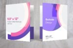 Pocket Folder Mockups with CD 9.5- x 12