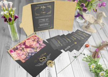 Pocket Invitation Mockups