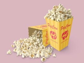 Popcorn Box Mockups