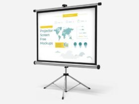 Free Download Projector Screen Mockups
