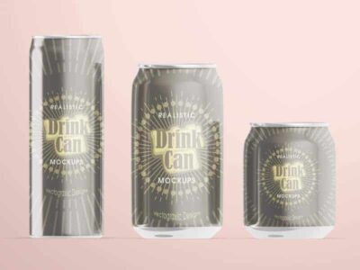 drink can mockups