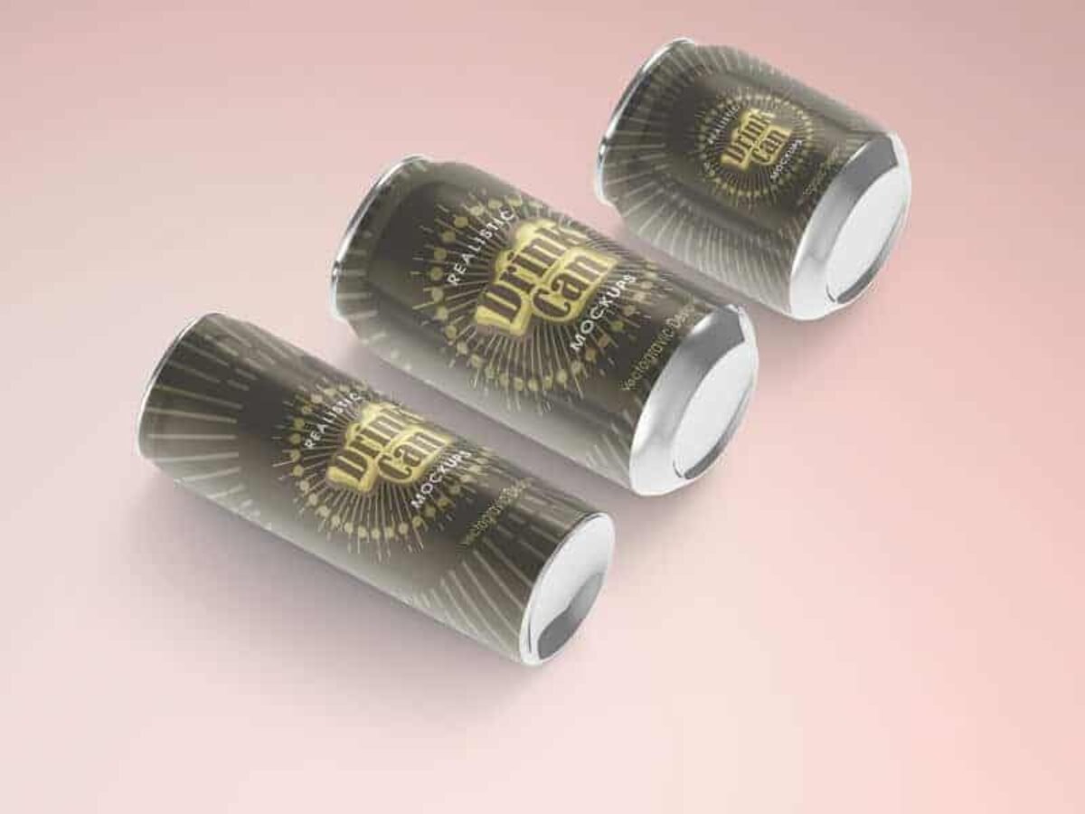 drink can mockups
