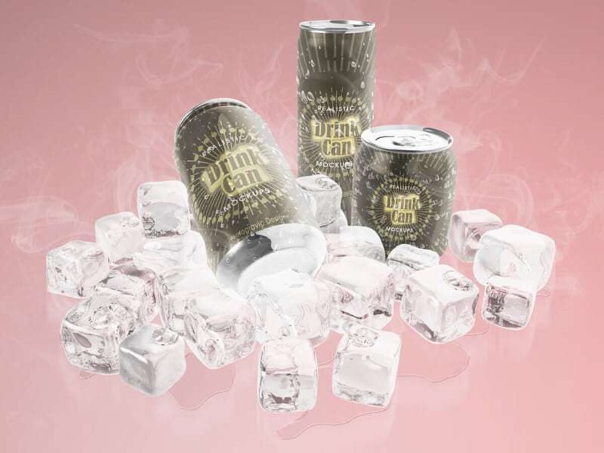 drink can mockups