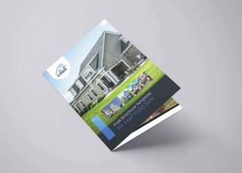 Residential Real Estate Half Fold Brochure Template