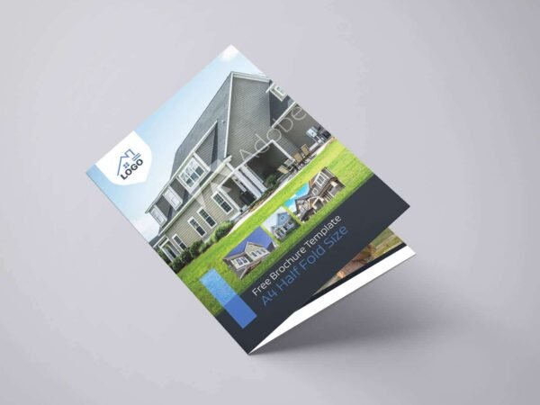 Residential Real Estate Half Fold Brochure Template
