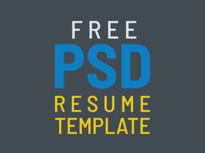 Free PSD Resume Templates