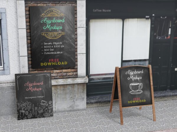 Signboard-Menu-Mockups
