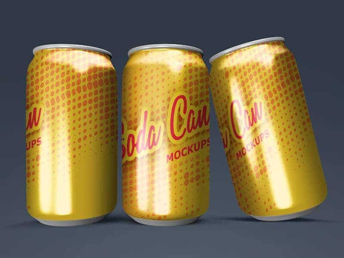 Soda Can Mockups