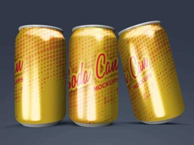Soda Can Mockups