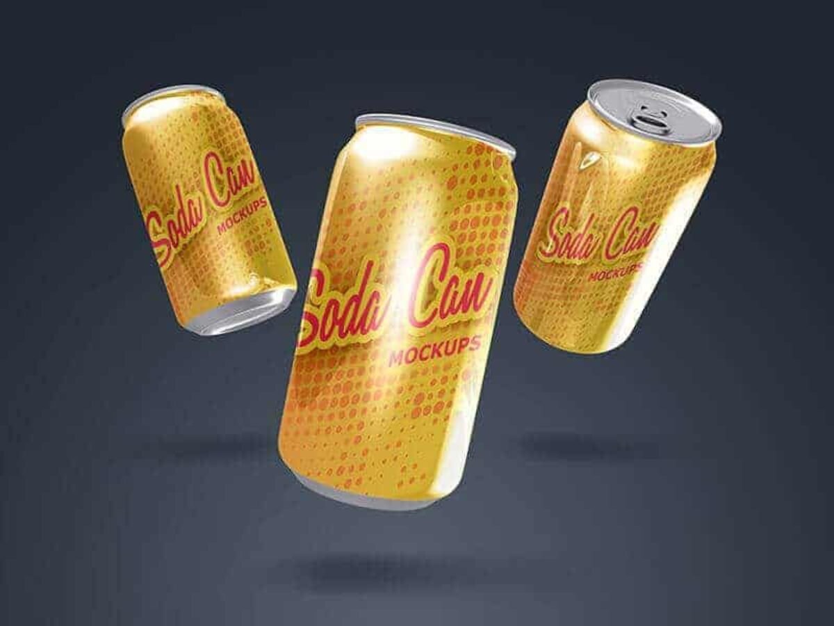 Soda Can Mockups