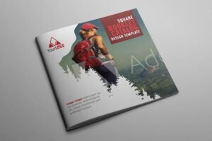 Square Booklet Catalog Design Template