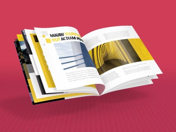 Square Brochure Mockup