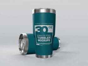 Stainless Steel Tumbler Cup Mockups
