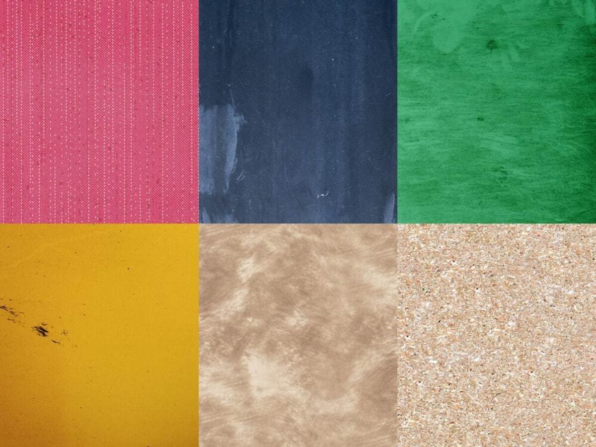 Textures 11x17 Four Panel Roll Fold Brochure Mockup