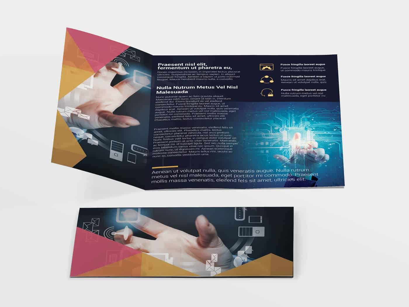 Tri-fold IT Technology Flyer Template