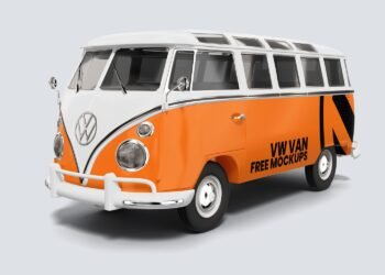 VW Van Free Mockups