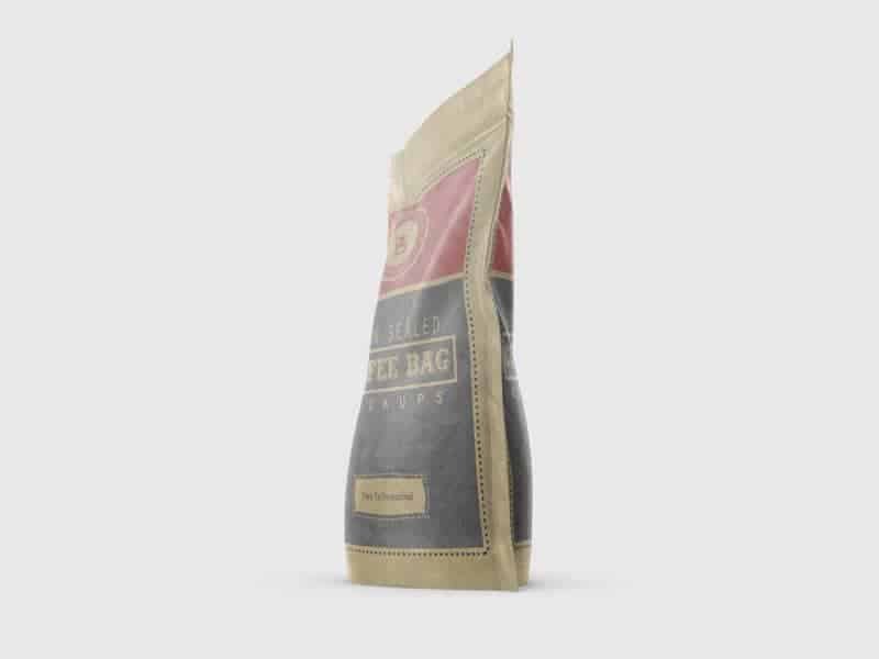 Brown Sealed Coffee Bag Mockups