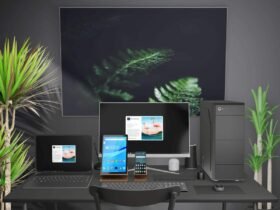 Free Working Desk Mockups