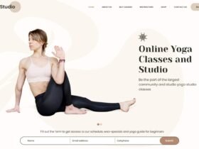 Yoga Studio Landing Page Template