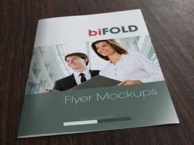 Bifold Flyer Mockup