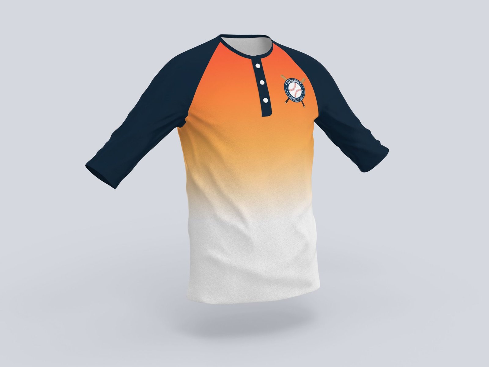 three-quarter-Sleeve-Shirt-Mockups-Front