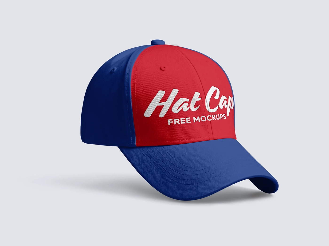 Portrait of a male wearing a hat cap mockups