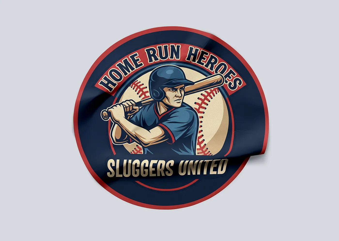 Rounded Sticker Mockups Free Download