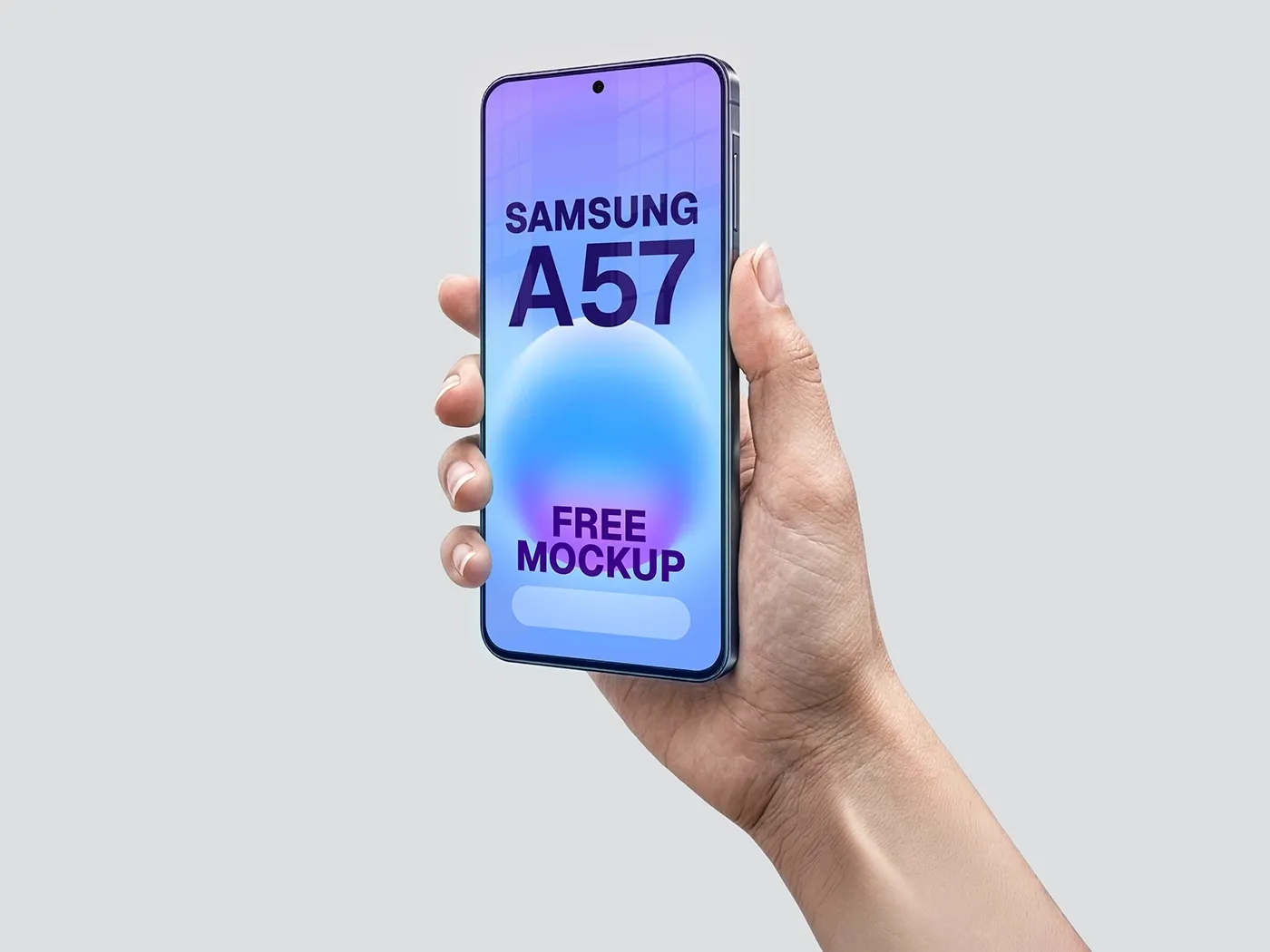 Smartphone Mockup Samsung A57 2 Smartphone Samsung A57 Mockups