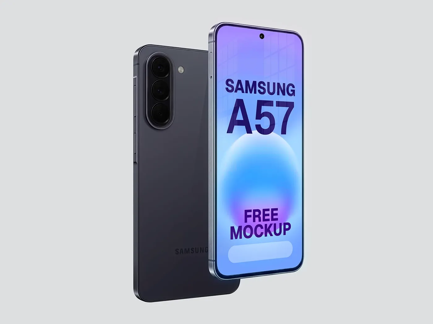 Smartphone Mockup Samsung A57 4 Smartphone Samsung A57 Mockups
