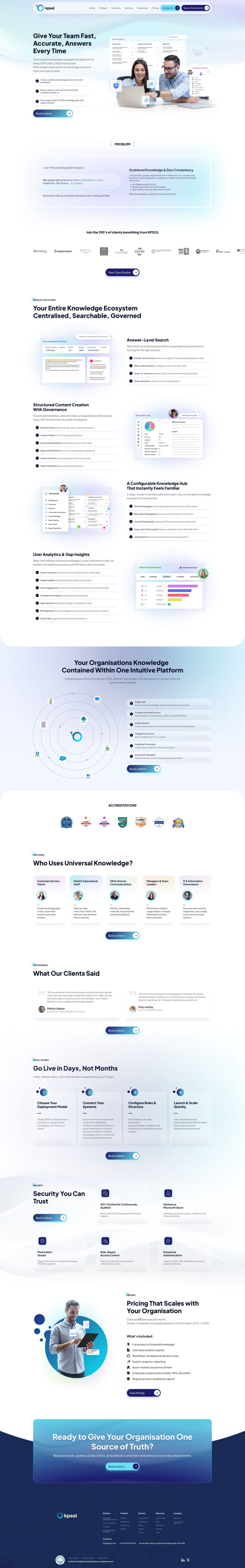KPSOL Landing page design - Desktop Preview 1